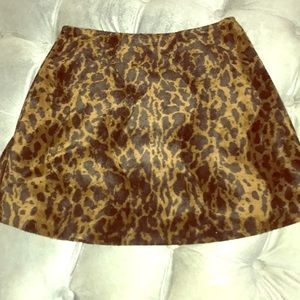 Mini high waisted skirt